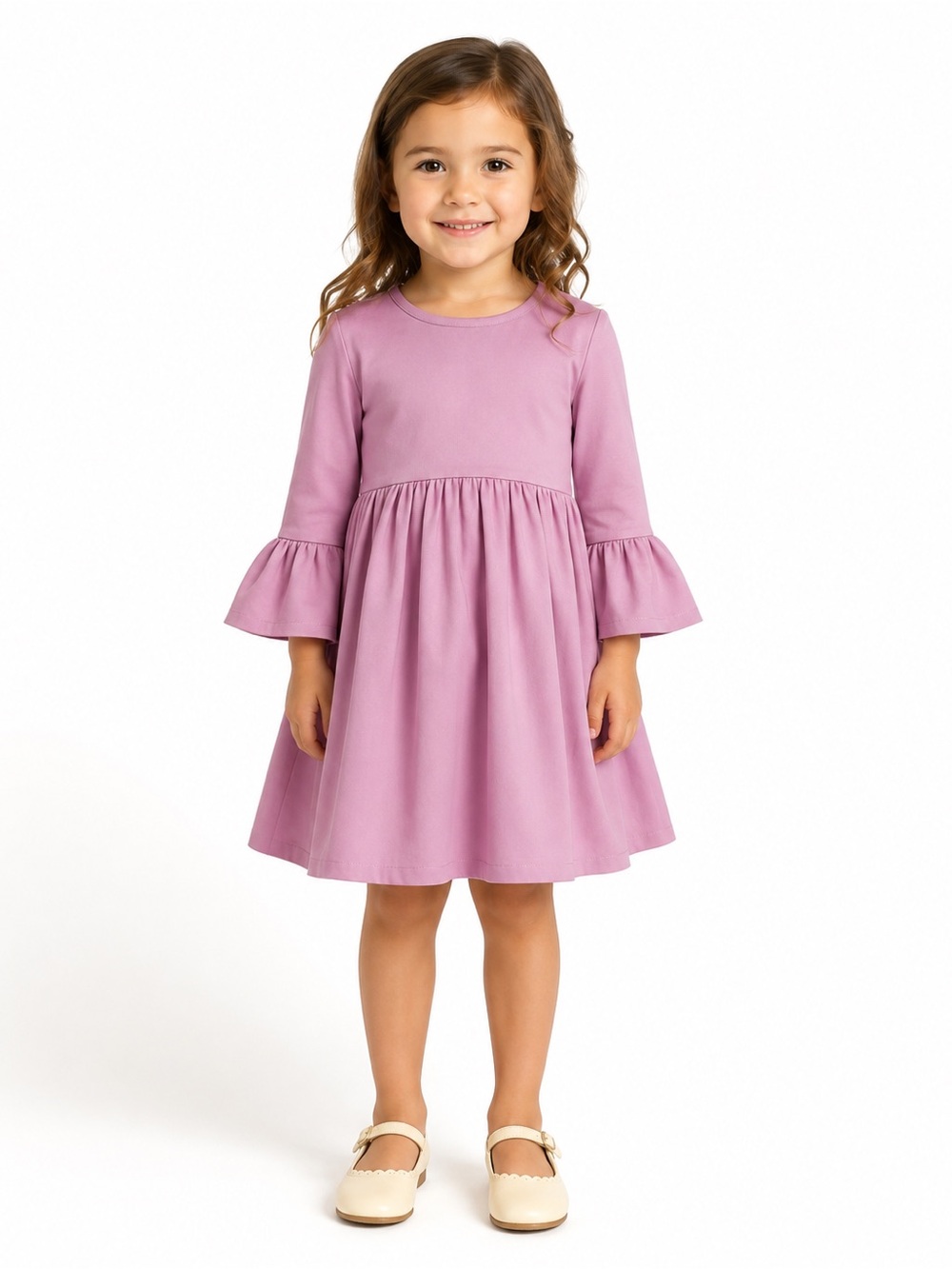 Bella Bliss Lavender Pique Blake Dress Girls Size 7 NWT